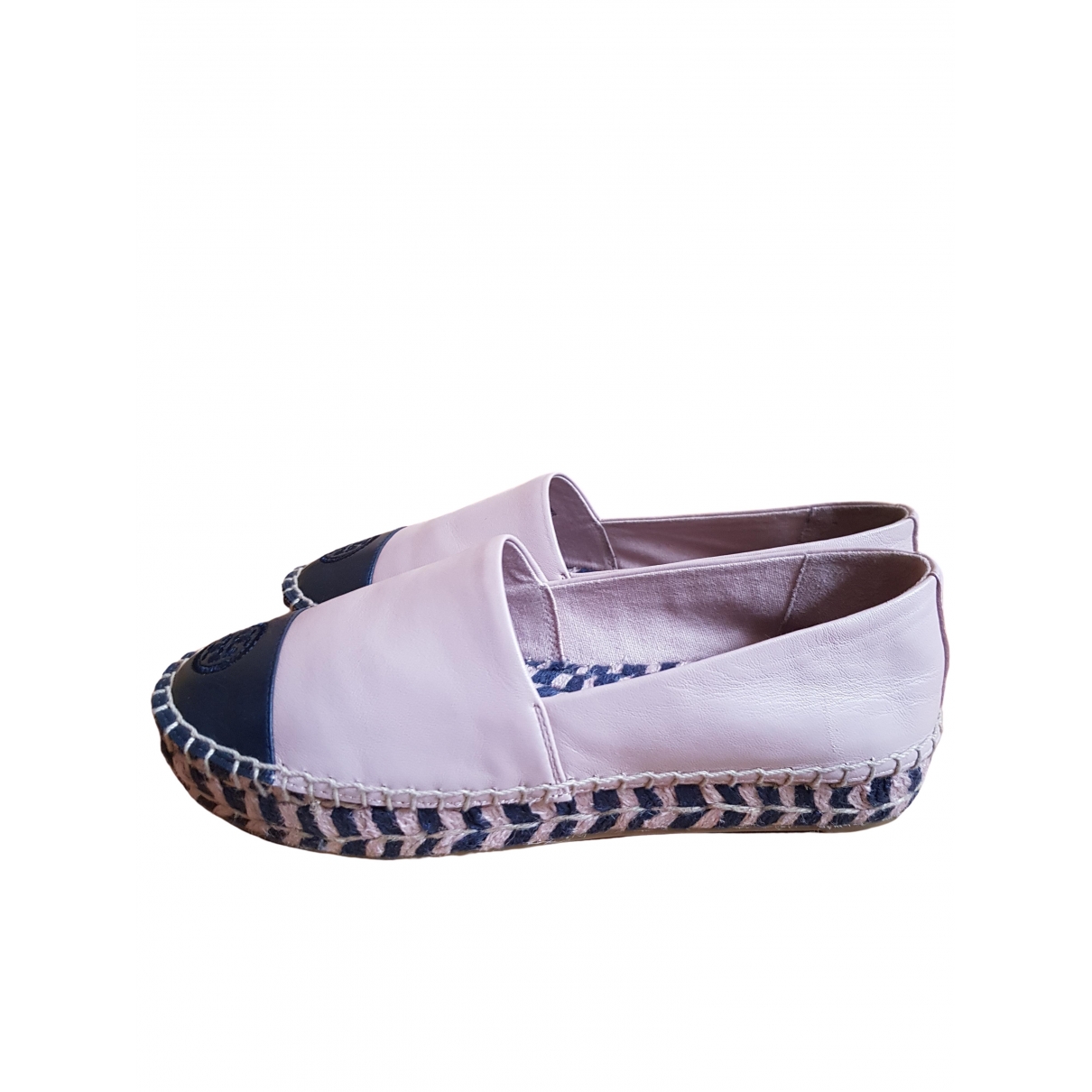 tory burch navy blue espadrilles